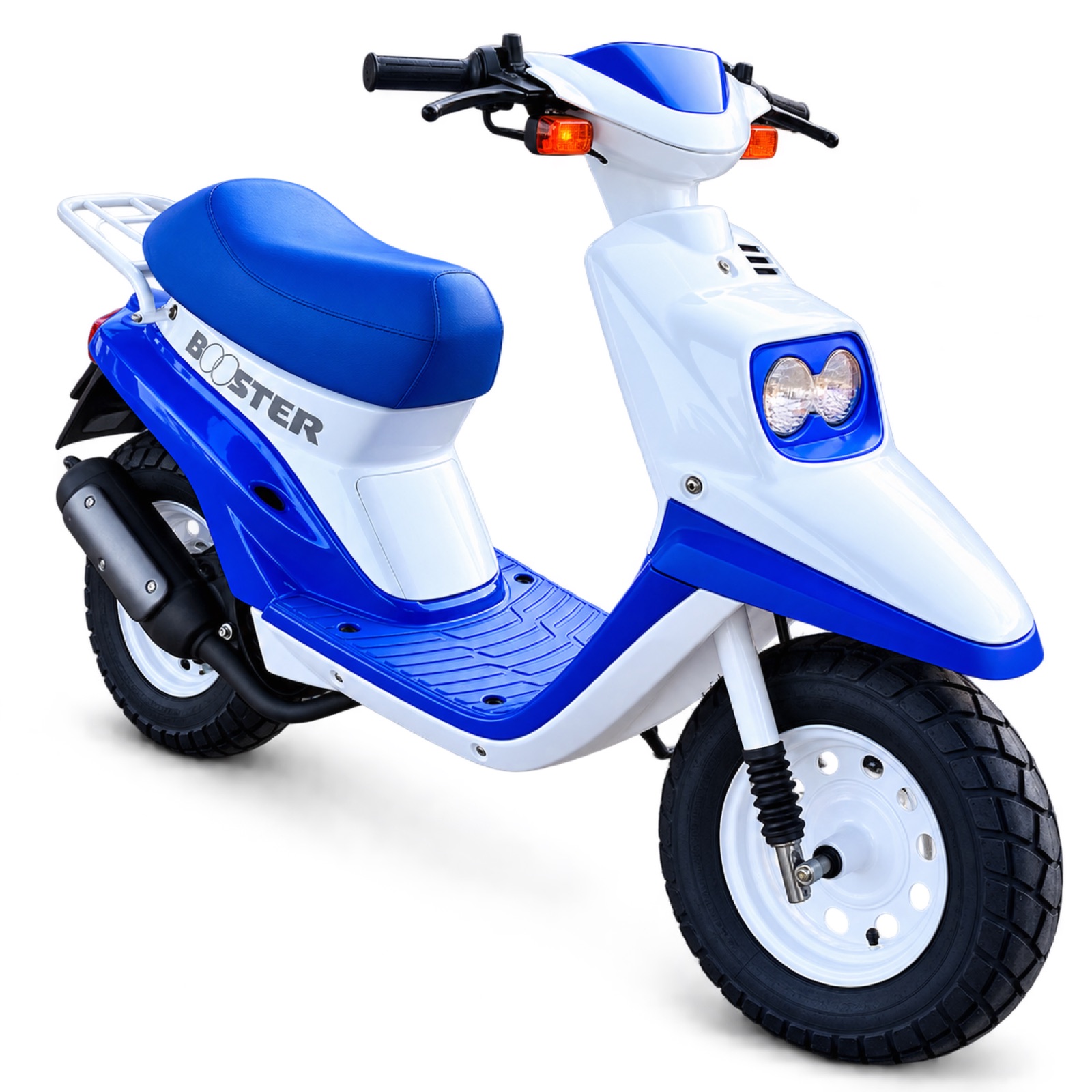Booster Silky White del 1992 bianco e blu per eventi anni Novanta